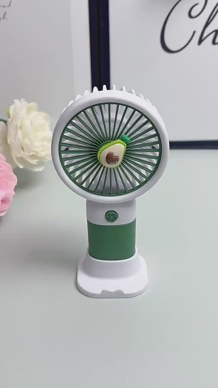 Portable Mini fan Rechargeable Fruit USB Handheld Fan